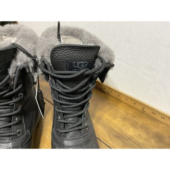 UGG Women’s Adirondack III, Black Winter Boots, Size 6 NIB - Picture 8 of 13